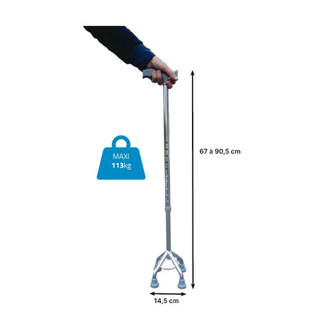 Classic Quadripod Cane