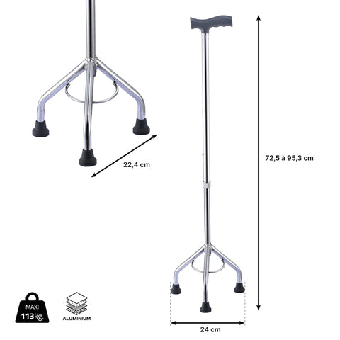 Classic tripod cane