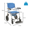 Chaise douche mobile pliante Minorque - Hygiena Santé