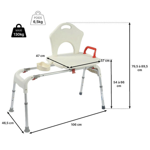 Fauteuil d'accès Slide - Hygiena Santé