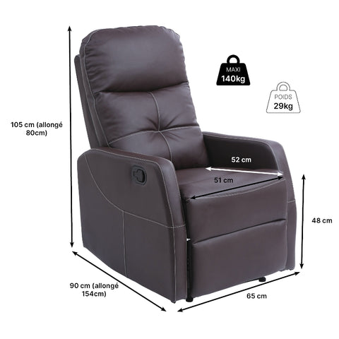 Fauteuil de relaxation Mercato