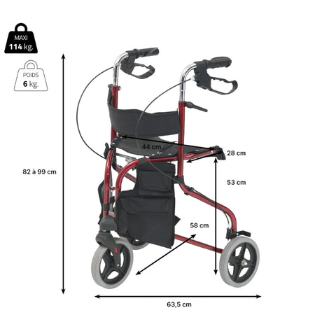 Rollator Delta Evolution