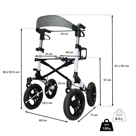 Rollator tout-terrain Neo Fun